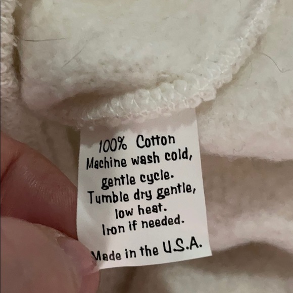 Soft fleece sweater w/ cinched neckline & balloons - Picture 4 of 7